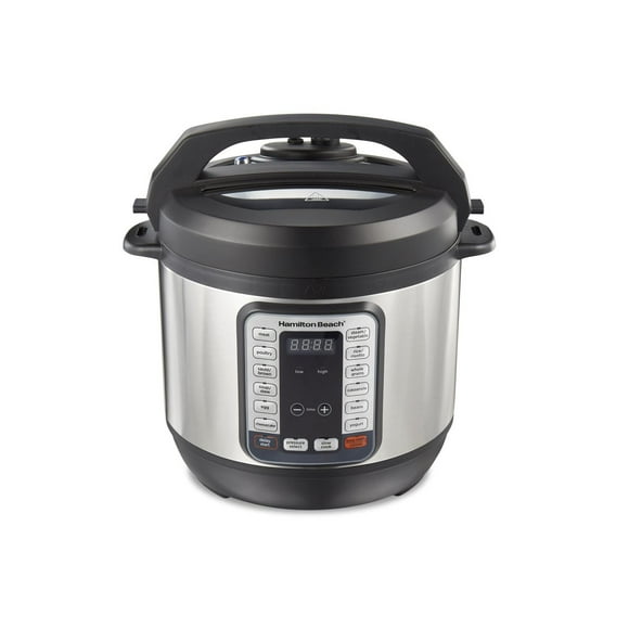 Hamilton Beach Quikcook™ Pressure Cooker, Multifunction, True Slow Technology, 34508MNC
