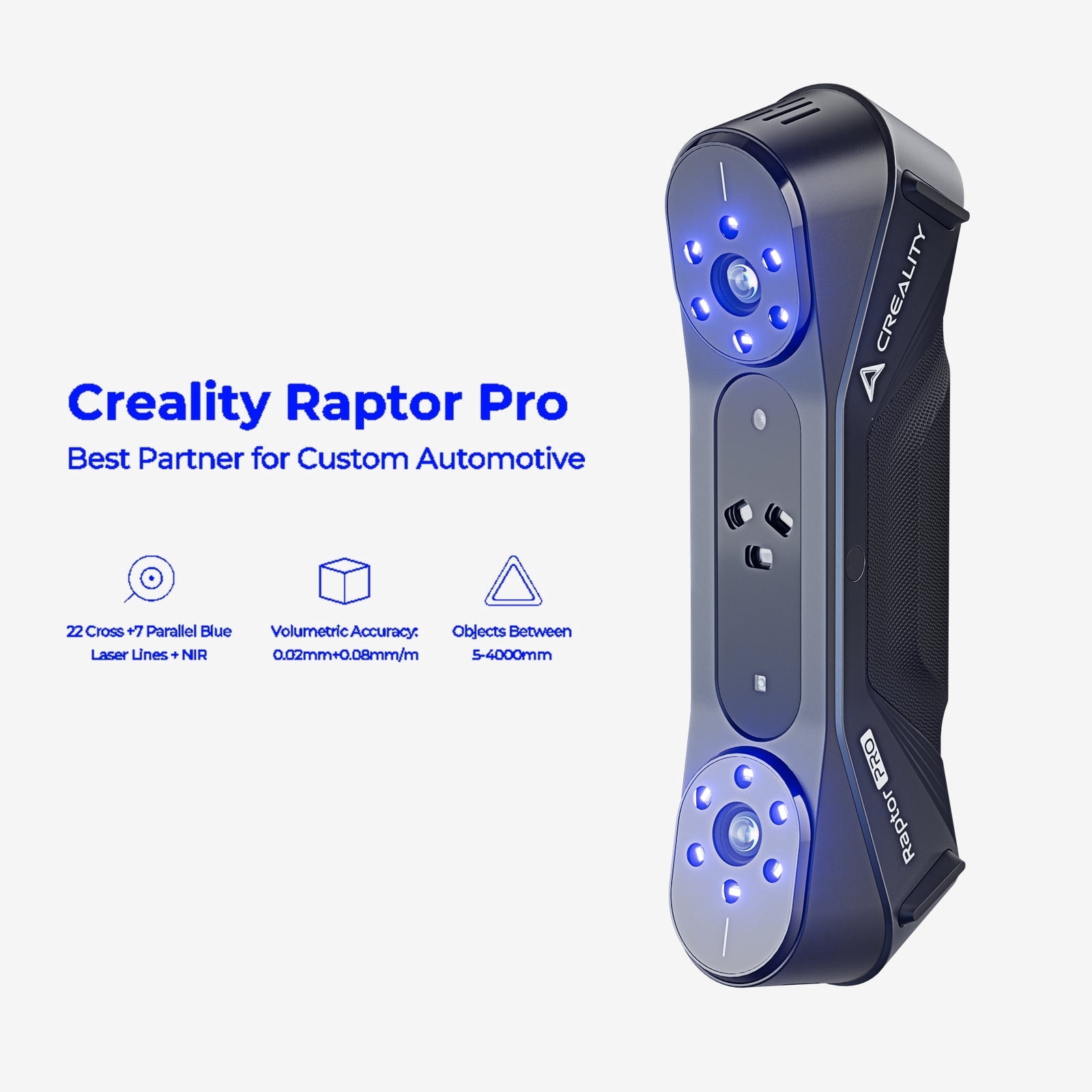 Revopoint MIRACO Pro 3D Digital Scanner, High Precision 32GB RAM
