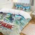 thumbnail image 6 of The Legend of Zelda 3-Piece Bedding Set Duvet Cover Set Soft Warm And Comfortable Soft Bed Set with 1 Duvet Cover And 2 Pillowcases for Bedroom 79"x90", 6 of 7
