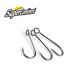 thumbnail image 2 of Supercontinent Barb Hook Anzuelo de pesca Anillo grande Acero al carbono Anzuelos individuales Anzuelos de gusano con anillo de ojos grandes 20 piezas Deng Xun unisex, 2 of 2