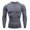 Grey, variant on JUMESGU Men's Athletic Compression Shirt Running Shirts (Blue,L)