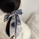 thumbnail image 3 of 2022 Korean Version Autumn And Winter New Tarot Flamingo Women 100% Twill Decoration Ribbon Tie Bag silk scarf Hair Band Scarf, 3 of 4