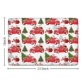 thumbnail image 5 of Red Christmas Car Pattern Flannel Non Slip Door Rugs,Washable Door Mats Indoor,Decorative Door Mats,Dirt-Resistant and Absorbent Doormat for Entrance,Bedroom,Kitchen,Bathroom,23.5x16in(60x40cm), 5 of 5