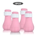 thumbnail image 2 of PET Silicone Anti-Scratch Boots Pies ajustables Cubiertas Ajustes suaves para guantes de garra sin dolor accesorios para autos interiores en casa rosa 4 piezas Sweethay PT000620-02B, 2 of 7