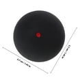 thumbnail image 2 of SHINYPASING 1Pack Squash Equipment Rubber Ball for Racket Ball Training, 2 of 8