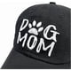 thumbnail image 2 of Women's Embroidered Dog Mom Hat Adjustable Denim Baseball Cap, 2 of 4