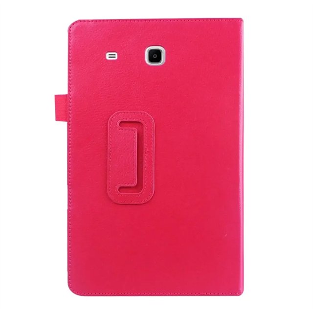 Tablet Cover For Samsung Galaxy Tab E 9.6 inch Case For Samsung Galaxy Tab E9.6 T560 T561 SM-T561 Flip Stand Smart Funda +Pen Rose Red SM-T560 SM-T561