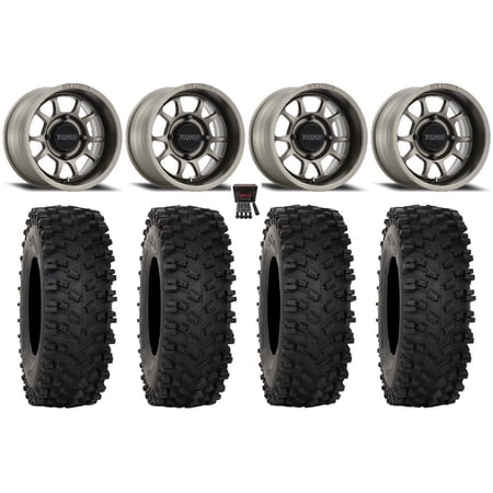 Method 409 15 Wheels Grey (5+2) 32 ATX470 Tires Polaris RZR XP 1000 / PRO XP / Ranger XP 900/1000