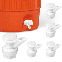 5Pcs Push Button Water Spigot Replacement, Reusable Compatible with Igloo 2, 3, 5, and 10 Gallon Water Cooler, Durable 5 Gallon Bucket Spigot
