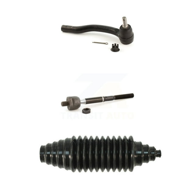 Transit Auto Front Right (Passenger Side) Steering Tie Rod End & Boot Kit for Car 2007-2012 Mazda CX-7 KTB-100619