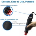 thumbnail image 5 of HIBIBUD 2026 New Portable Handheld Hot Air Gun Heater Blower 300W Hot Temperature Powerful Portable Heating Cannon for Shrink Wrap, Drying, Crafting, Repair, Diy, Electronics, 5 of 6