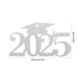 thumbnail image 2 of BESTYASH 30Pcs Graduation Table Centerpieces Silver Paper Decorations For Party Planners, 2 of 6