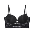 thumbnail image 5 of Bra Womens Low Back Bra Lace Glossy U Shape Backless Bra, 5 of 5