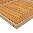 thumbnail image 5 of vidaXL 11 Piece Garden Dining Set with Cushions Beige Poly Rattan, 5 of 5