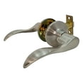 thumbnail image 6 of RI-KEY SECURITY Passage Bedroom Closet Door Lock Lever Handle Wave Style Satin Stainless Steel LH, 6 of 11