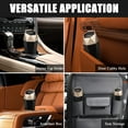 thumbnail image 7 of 2PCS Car Trash Can with Lid,Mini Diamond Design Trash Bin for Automotive Office Bedroom Kitchen, Portable Vehicle Car Garbage Can Car Accessories for Women men, Gold, 7 of 7