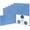 Light Blue, variant on 12 Pcs 11'' x 17'' Pressboard Report Cover 3" Capacity Metal Prong Paper Fastener with Compressor Presentation Binder Folder to Neatly Bind Reports Proposals Transcripts Document (Light Blue)
