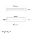 thumbnail image 2 of HEATSHAKING Guitar Fret Tools 2Pcs Black Metal Fingerboard Guards 3.1x0.9x0.04in, 2 of 8
