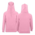 thumbnail image 4 of SGMVNU Girls Novelty Hoodies 3-4 Years Little Boys Quarter Zip Pullover Hooded Sweatshirt Long Sleeve Tops Kids Hoodie with Pocket for Kids Pink, 4 of 9