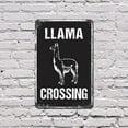 thumbnail image 5 of Llama Crossing (2 Pack) 8 Inch x 12 Inch Novelty Plastic Sign Drama Free Llama Lane Durable Weatherproof Perfect for Barn Roads Pastures Petting Zoos Fun Gift for Llama Owners Kids, 5 of 6