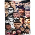thumbnail image 2 of Blanket Zayn Malik Throw Flannel Blankets UltraSoft Micro Fleece Blanket Warm Cozy Plush Gift for Room Decoration Sofa,Office Bed car Camp Couch Beach, 2 of 9