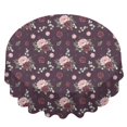 thumbnail image 2 of Pioneer Flower Floral Print Pattern Round Tablecloth 60 X 60 Inch, Wrinkle Resistant Wipeable Table Cloth for Kitchen Dining Picnic Patio Party, 2 of 6