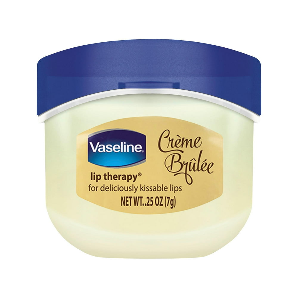 Vaseline Lip Therapy Creme Brulee Lip Balm Mini, 0.25 oz
