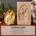 thumbnail image 1 of Molde de Cocina madera para galletas, herramientas de formas DIY, molde para hornear en relieve 3D para cocina (K) Ehuebsd Libre de BPA, 1 of 6