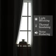 thumbnail image 3 of Cortinas Estelar Textiler Ombre Blackout 132x114 cm 2 Paneles, 3 of 9