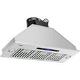 thumbnail image 4 of VEVOR Insert Range Hood, 900CFM 4-Speed, 36 Inch Stainless Steel Built-in Kitchen Vent Hood with Touch & Remote Control LED Lights Dishwasher-Safe Filters, Ducted/Ductless Convertible, ETL Listed, 4 of 9