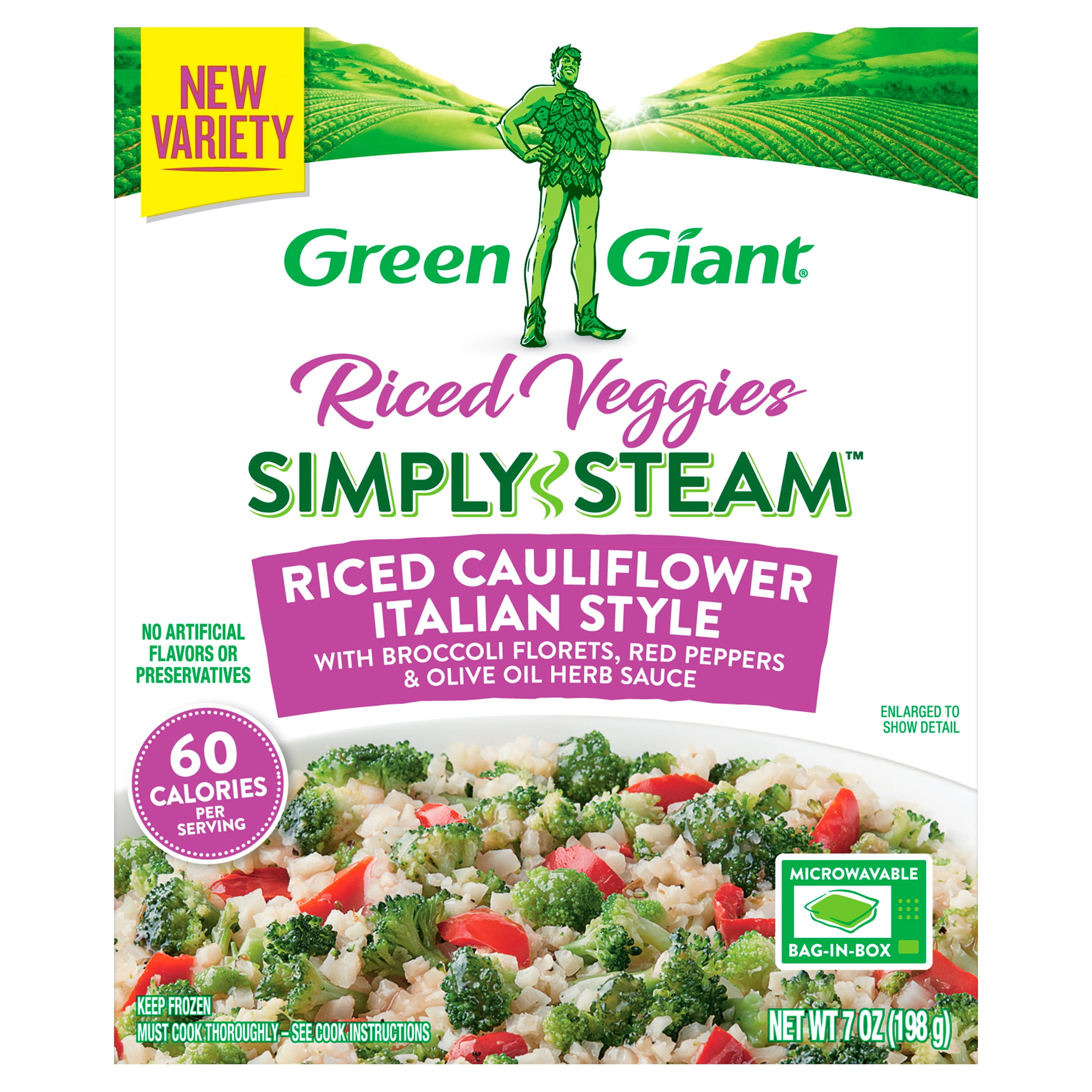 Riced Cauliflower Riced Veggies 