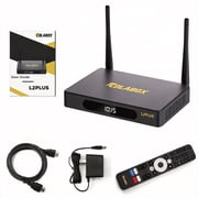 Colabox L2 PLUS Android 14.0 TV Box – 4GB RAM 64GB ROM, 4K Ultra HD, Wi-Fi 6, Gigabit Ethernet, Voice Remote Control