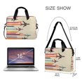 thumbnail image 3 of FORMRS 16" Laptop Sleeve Bag Carrying Case with Handle Travel Shoulder Briefcase, Flying Planes, 3 of 8