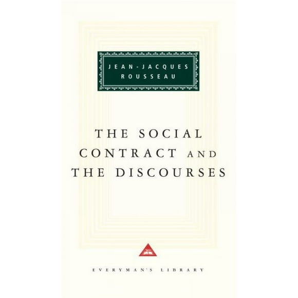 Pre-owned Social Contract and the Discourses, Hardcover by Rousseau, Jean-Jacques; Cole, G. D. H. (TRN), ISBN 0679423028, ISBN-13 9780679423027
