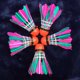 thumbnail image 4 of Shuttlecock, 11 Pcs Colorful High Speed Feather Badminton Balls for Training Exercise Gym, 4 of 5