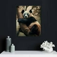 thumbnail image 5 of Awypu Animal Wall Art Prints Cute pandas Wall Art Modern Decor Artwork for Living Room Bathroom Decor Canvas Painting Artwork Decor, 5 of 5