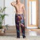 thumbnail image 2 of Balery Lazy Stone Bear Pantalones de pijama para hombre, pijama ultraligero, pantalón de descanso-3X-Large, 2 of 6