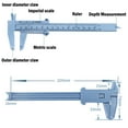 thumbnail image 2 of Lefu 0-150mm Vernier Étriers Double Règle Échelle Plastique Profondeur Hauteur Outil de Mesure, 2 of 9
