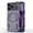 Purple, variant on for iPhone 17 Air Case with Built-in Magnetic Ring, Heat Dissipation, Four-Corner Airbag Drop Protection, Black/Blue/Purple