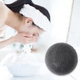 thumbnail image 1 of Esponja Konjac Mini cosmética esponja limpiadora facial reutilizable herramientas de belleza Flutter (negro) Ygjytge Cuidado Belleza, 1 of 3