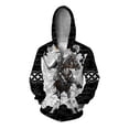 thumbnail image 3 of Sudaderas de otoño para hombre Sudadera con capucha con estampado de arquero y caballero acorazado Sudadera con capucha de moda y versátil Sudadera con capucha con cremallera, 3 of 4