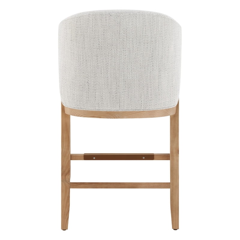 Spruce & Spring Exposed Wood Barstool Indoor Wood Frame Stool