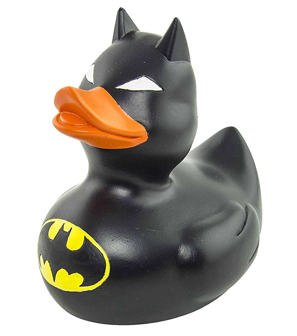 Official DC Comics Batman Rubber Duck Bath Novelty Bathtime Fun Secret Santa 