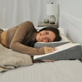 thumbnail image 2 of Wondertech® Ergonomic Memory Foam Contoured Heart-Shaped Pillow with Cooling Cover, 2 of 10