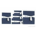 thumbnail image 3 of Anne Home - Set of 5 Blue Fabric Basket With Bow Decoration, 3 of 3
