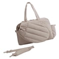 thumbnail image 4 of koolsoo Tennis Bag 35L Lightweight Gifts Spacious Portable Carry on Weekender Duffel Camel, 4 of 9