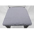 thumbnail image 2 of Navy Blue & White Checked Gingham Dining Room Chair Back Covers or Seat Covers by Penny's Needful Things (Seat Cover Only), 2 of 3