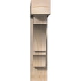 thumbnail image 2 of Ekena Millwork 7 1/2"W x 34"D x 34"H Balboa Block Smooth Bracket w/ Offset Brace, Douglas Fir, 2 of 25