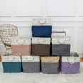 thumbnail image 2 of Dog Toy Box  Large Dog Toys Storage with Handle  Collapsible Dog Toy Bin  Fabric Basket Chest Organizer  Perfect for Pet Toys  Blankets  Dog Toys and Accessories, 2 of 6