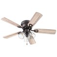thumbnail image 1 of Portage Bay Ventilateur de Plafond Renton avec 5 Pales Réversibles et Moteur, 42 Pouces, Bronze, 1 of 7